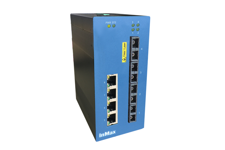 i608B 4+4口 增強網管型工(gōng)業以太網交換機