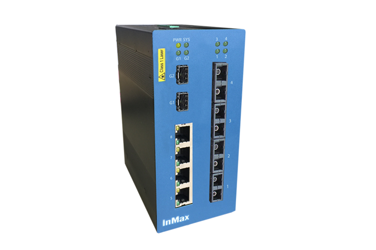 i610B 4+4+2G口 增強網管型工(gōng)業以太網交換機