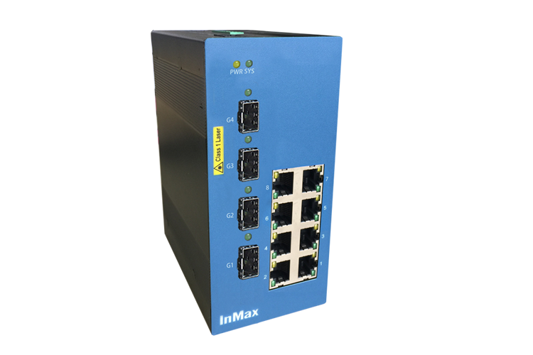 i612A  8+4G口 增強網管型工(gōng)業以太網交換機