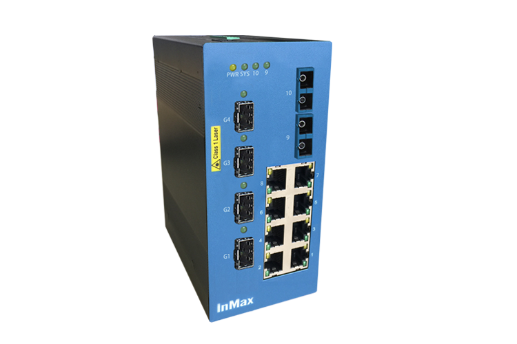 i614A 8+2+4G口 增強網管型工(gōng)業以太網交換機