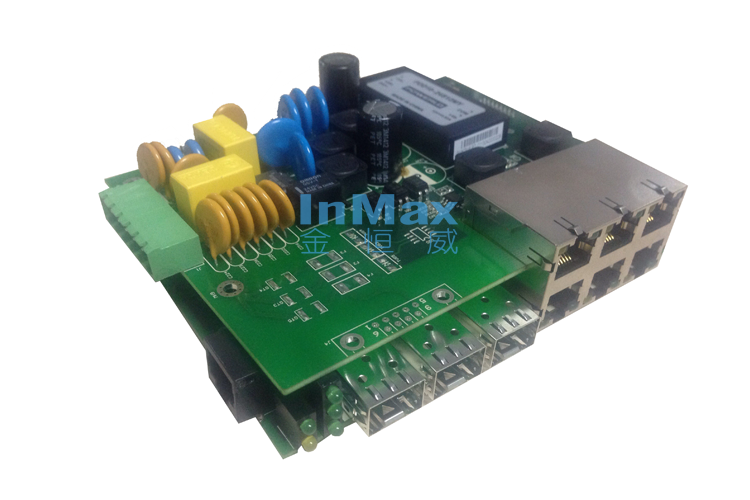 i609A-PCBA  6+3G口 嵌入式增強網管型工(gōng)業以太網交換機