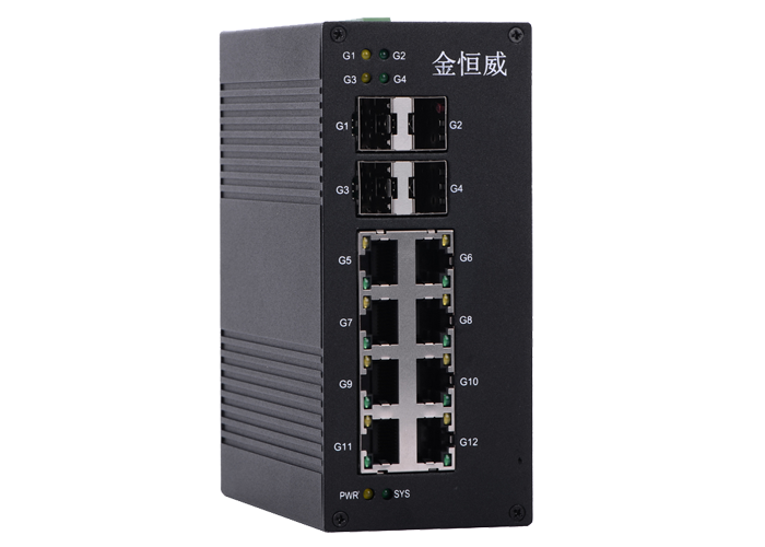 i712A 4GSFP+8TX 全千兆管理(lǐ)型工(gōng)業以太網交換機