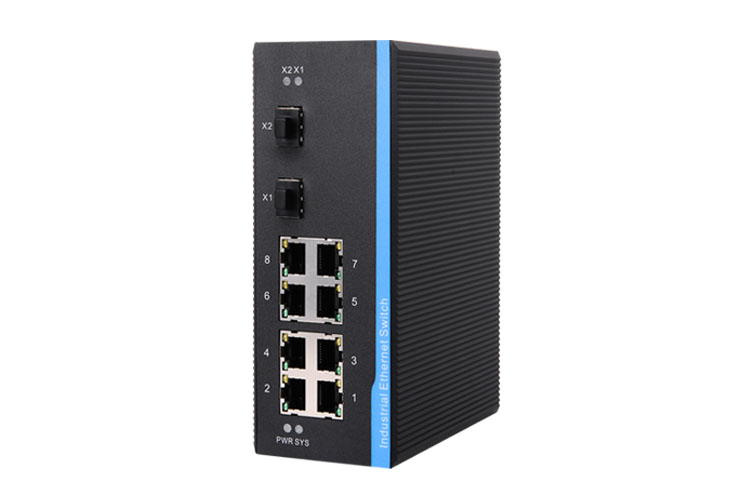 P710S 2光8電(diàn) 全千兆網管型PoE工(gōng)業以太網交換機